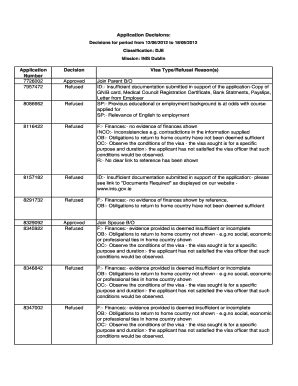 ireland weekly visa decision.